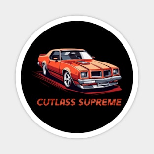 Classic Beauty Cutlass (1985) -  80's Car Classics Gift for Automobile Enthusiasts Magnet